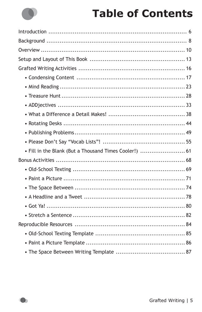 Grafted Writing Book Download