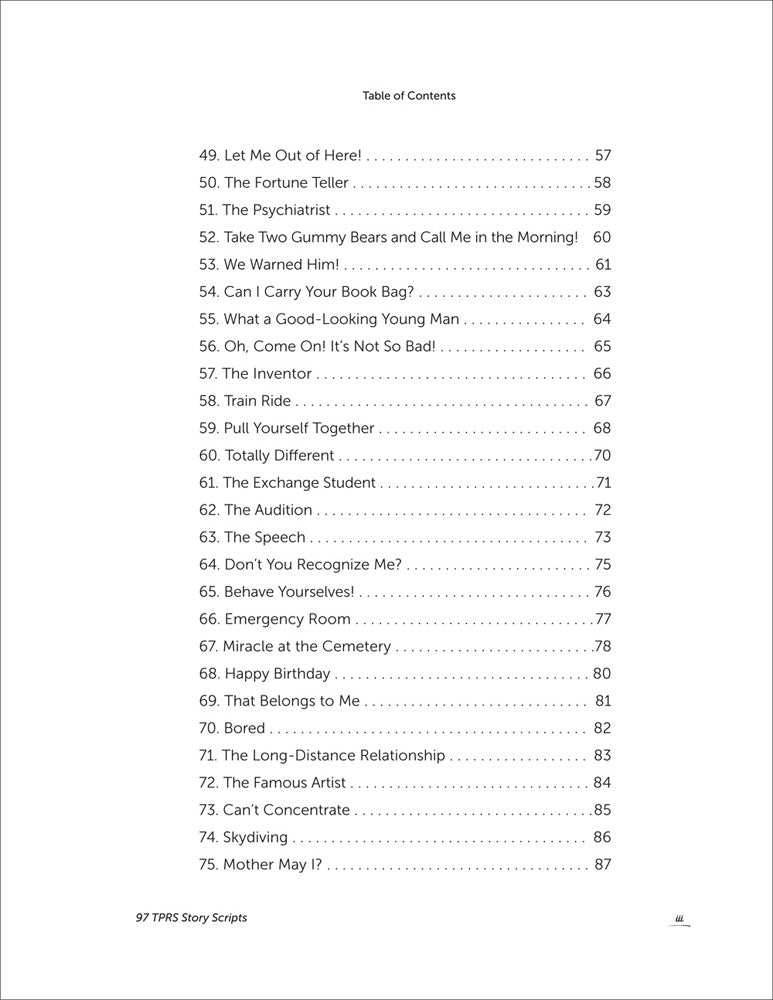 97 TPRS Story Scripts Book Download