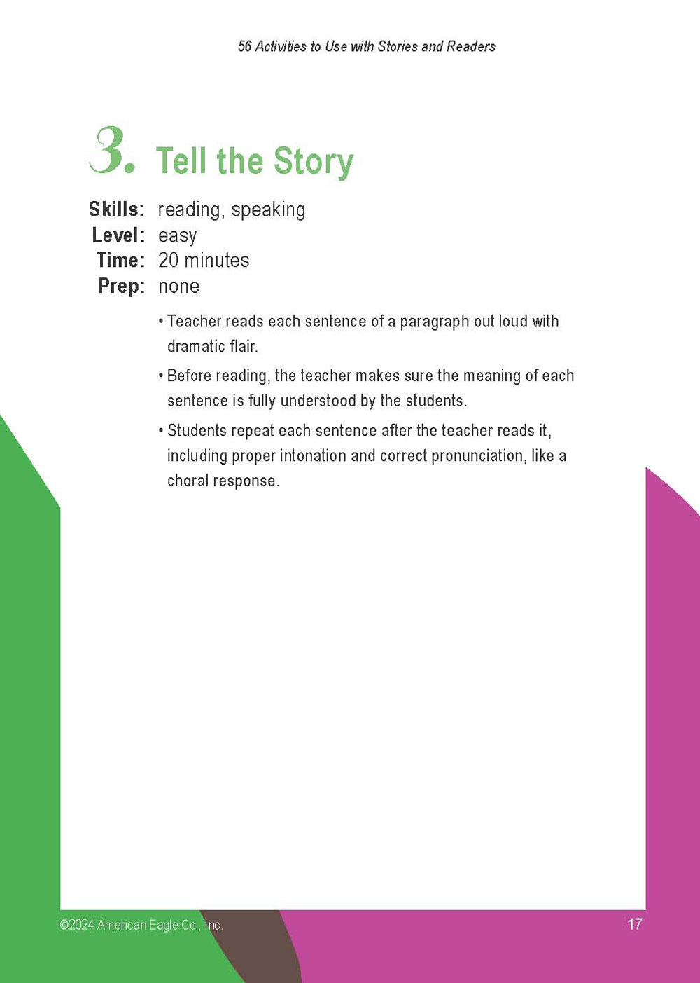 56 Activities to Use with Stories and Readers Book Download